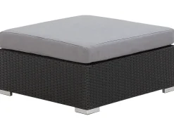 Ulkokalusteet<Beliani 4-Istuttava Ulkosohvaryhma Polyrottinki Oikeak. Musta Sano Ii