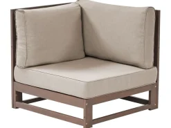 Ulkokalusteet<Beliani 4-Istuttava Ulkosohvaryhma Sertifioitu Akaasia Tumma Puu Timor Ii