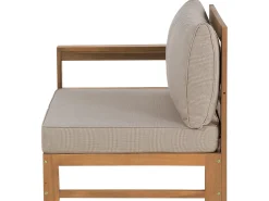 Best Beliani 4-Istuttava Ulkosohvaryhma Akaasia Oikeak. Vaalea Puu Timor