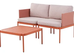 Ulkokalusteet<Beliani 2-Istuttava Ulkosohvaryhma Alumiini Oranssi Terracina