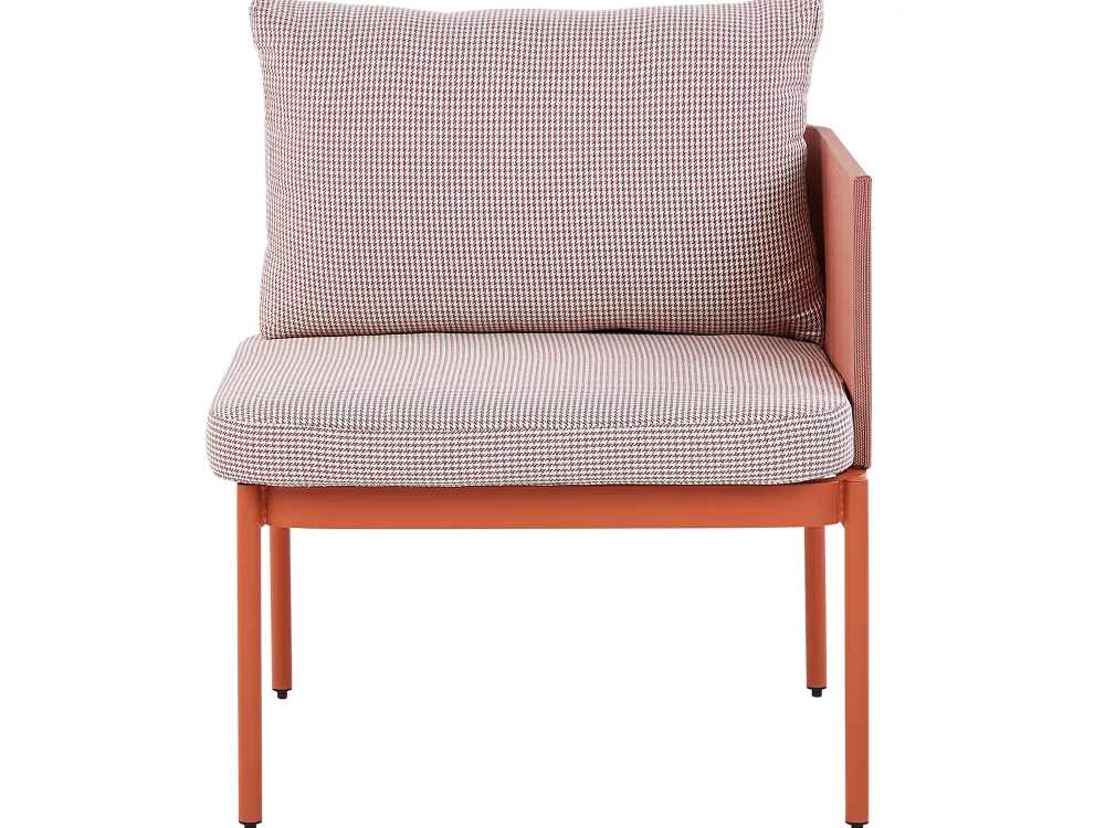 Ulkokalusteet<Beliani 2-Istuttava Ulkosohvaryhma Alumiini Oranssi Terracina