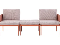 Ulkokalusteet<Beliani 2-Istuttava Ulkosohvaryhma Alumiini Oranssi Terracina