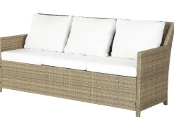 Ulkokalusteet<Beliani 5-Istuttava Ulkosohvaryhma Polyrottinki Ruskea Fonti