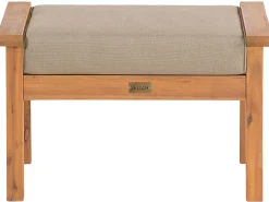 Ulkokalusteet<Beliani 4-Istuttava Ulkosohvaryhma Sertifioitu Akaasia Vaalea Puu Manila