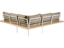 Ulkokalusteet<Beliani 5-Istuttava Ulkosohvaryhma Alumiini Harmaa Positano