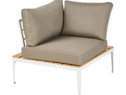 Ulkokalusteet<Beliani 5-Istuttava Ulkosohvaryhma Alumiini Harmaa Positano