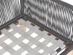 Ulkokalusteet<Beliani 4-Istuttava Ulkosohvaryhma Akasiapuu Harmaa/Musta Merano Ii