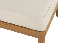 Store Beliani 4-Istuttava Ulkosohvaryhma Akasiapuu Valkoinen Baratti