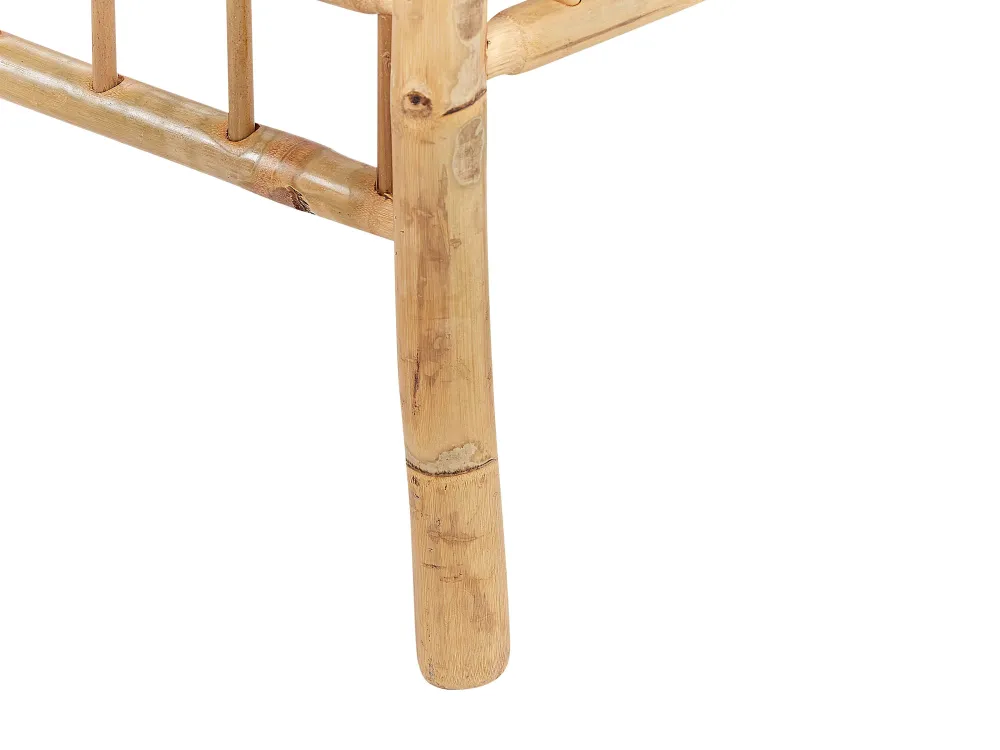 New Beliani 4-Istuttava Ulkosohvaryhma Bambu Valkoinen Maggiore