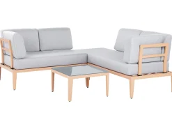 Ulkokalusteet<Beliani 6-Istuttava Ulkosohvaryhma Alumiini Harmaa Rima Iii