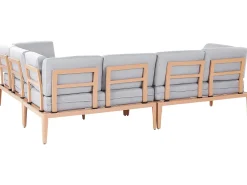 Ulkokalusteet<Beliani 6-Istuttava Ulkosohvaryhma Alumiini Harmaa Rima Iii