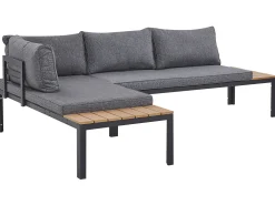 Ulkokalusteet<Beliani 4-Istuttava Ulkosohvaryhma Harmaa/Vaalea Puu Pienza