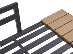 Ulkokalusteet<Beliani 4-Istuttava Ulkosohvaryhma Harmaa/Vaalea Puu Pienza