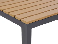 Ulkokalusteet<Beliani 4-Istuttava Ulkosohvaryhma Harmaa/Vaalea Puu Pienza