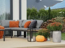 Ulkokalusteet<Beliani 4-Istuttava Ulkosohvaryhma Harmaa/Vaalea Puu Pienza