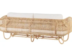 Discount Beliani 4-Istuttava Ulkosohvaryhma Rottinki Luonnonvari Dolcedo/Limni