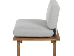 Ulkokalusteet<Beliani 4-Istuttava Ulkosohvaryhma Akaasia Vaalea Puu/Harmaa Frascati