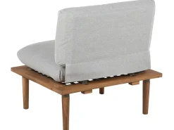 Ulkokalusteet<Beliani 4-Istuttava Ulkosohvaryhma Akaasia Vaalea Puu/Harmaa Frascati