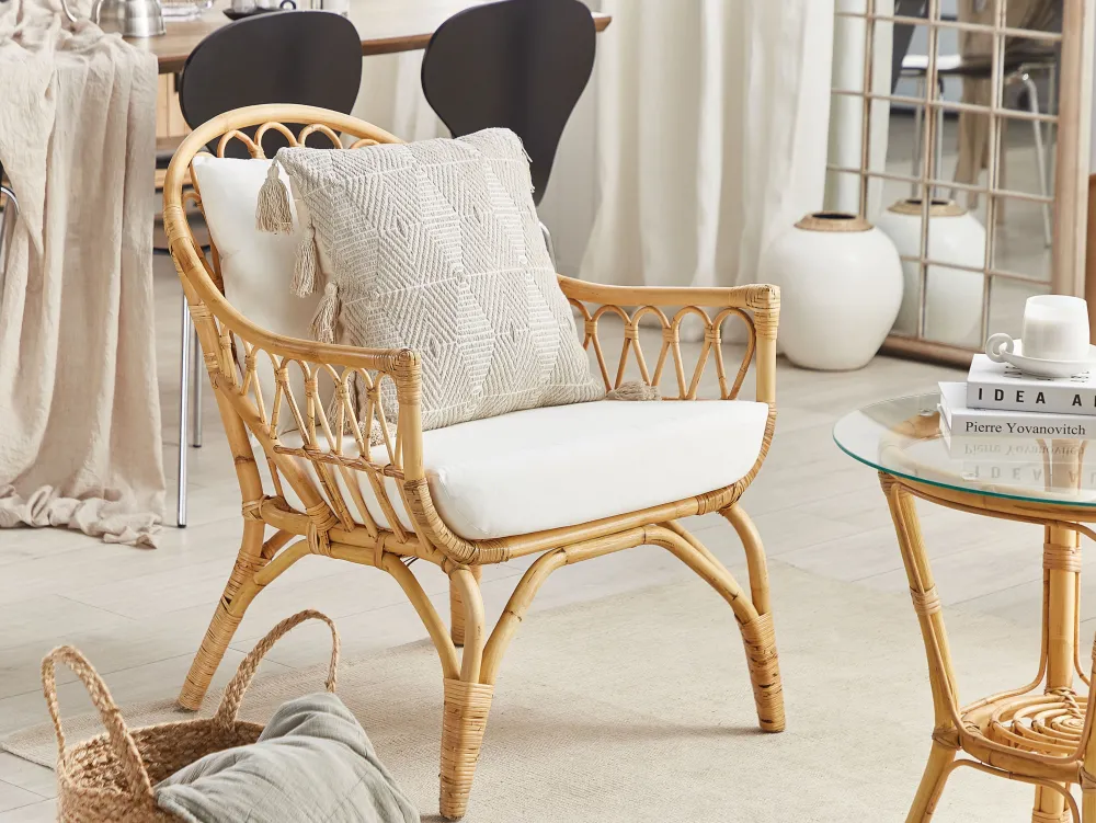 Online Beliani 4-Istuttava Ulkosohvaryhma Rottinki Luonnonvari Sibari