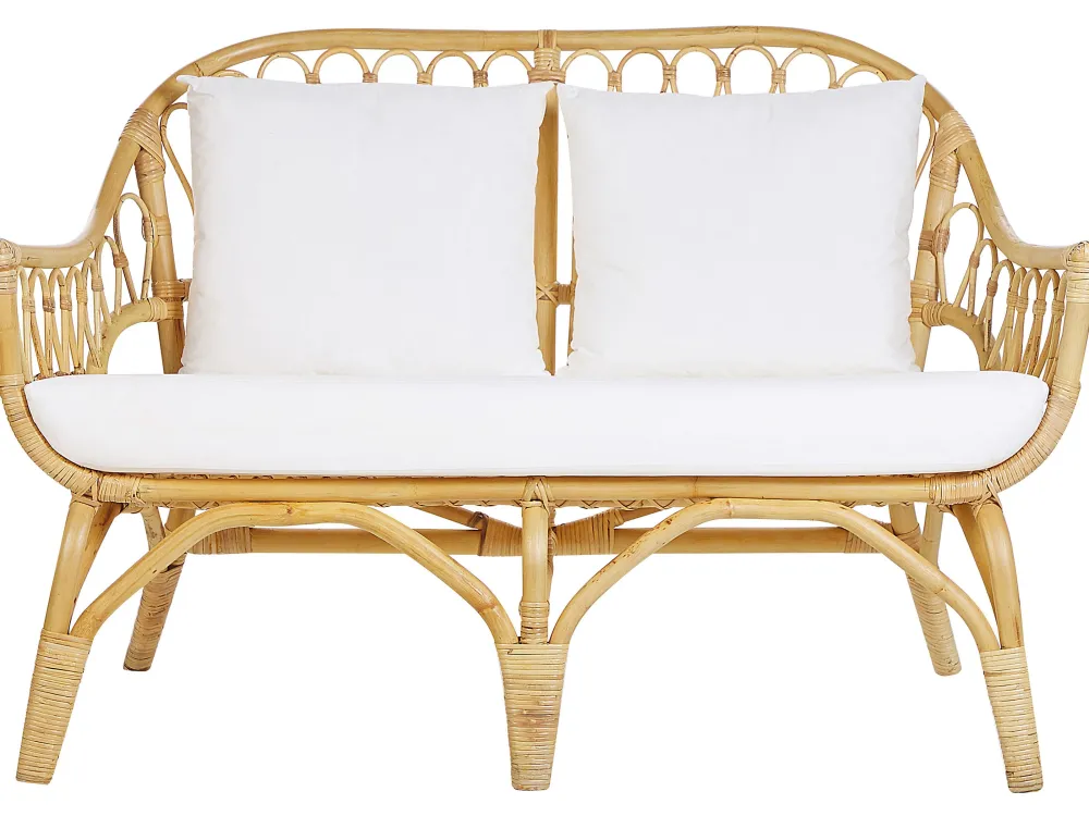 Online Beliani 4-Istuttava Ulkosohvaryhma Rottinki Luonnonvari Sibari