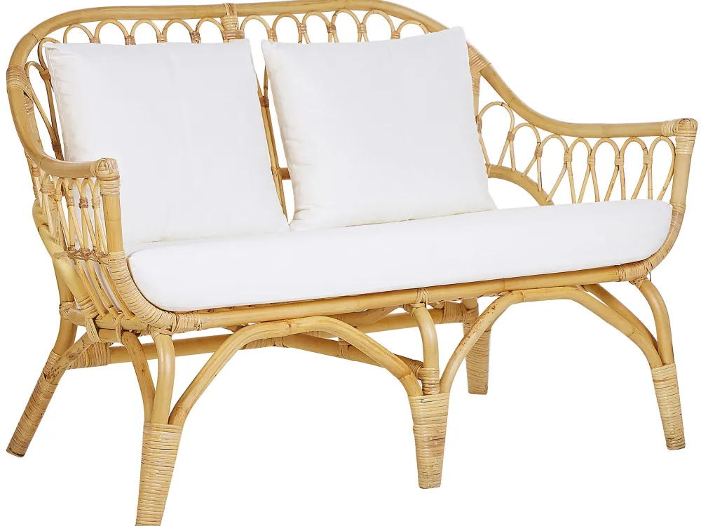 Online Beliani 4-Istuttava Ulkosohvaryhma Rottinki Luonnonvari Sibari