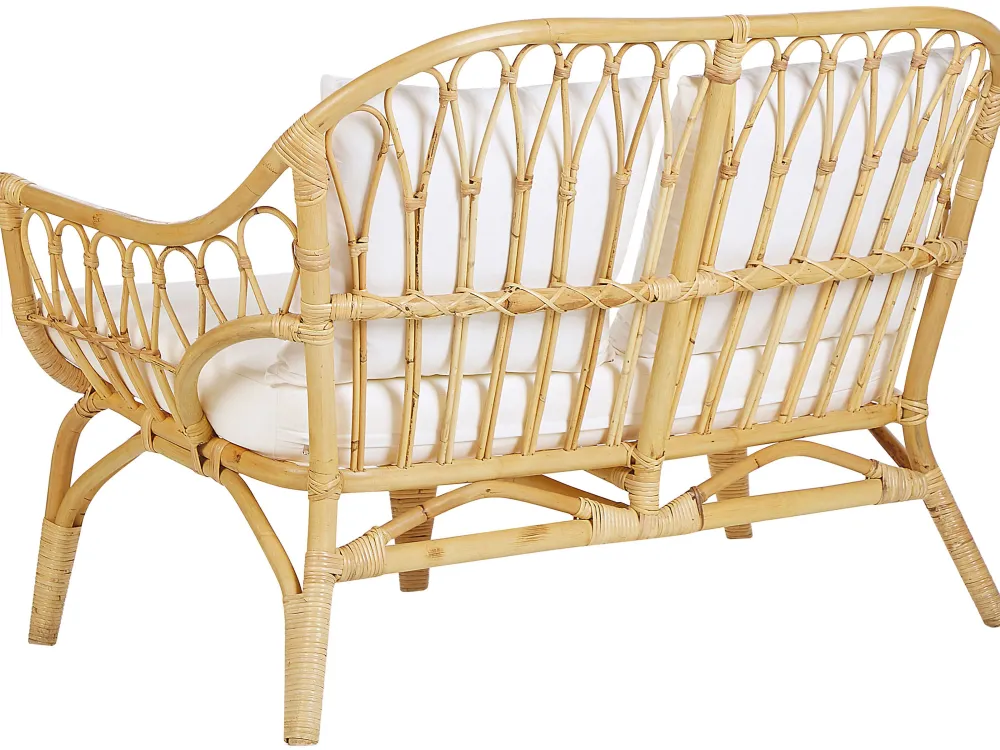 Online Beliani 4-Istuttava Ulkosohvaryhma Rottinki Luonnonvari Sibari