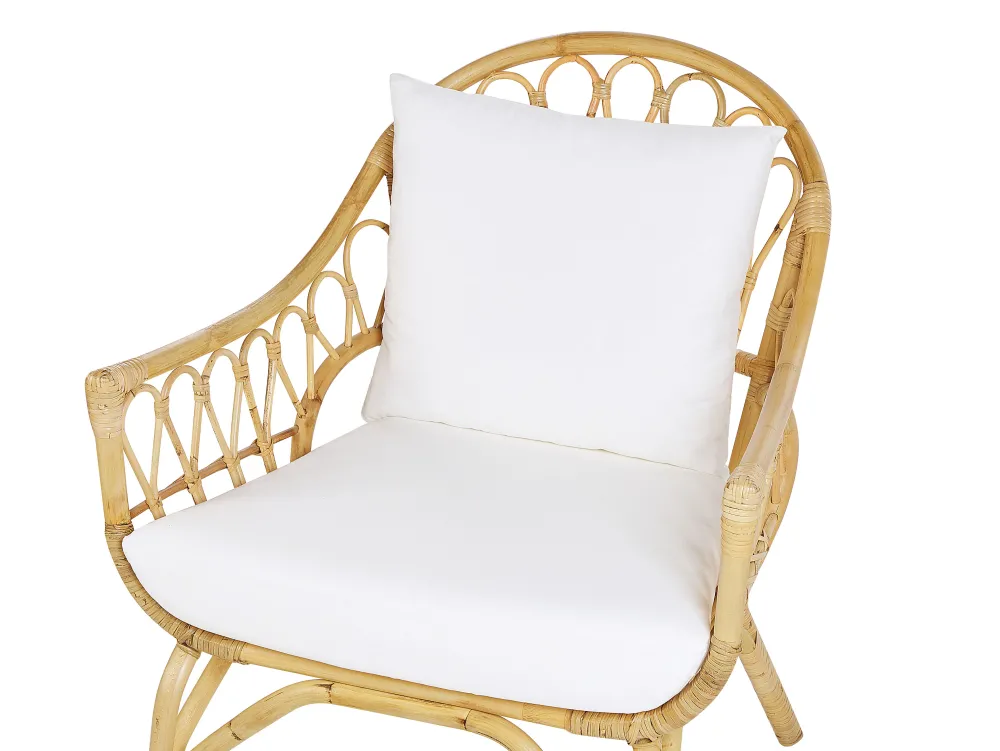 Online Beliani 4-Istuttava Ulkosohvaryhma Rottinki Luonnonvari Sibari