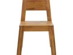 Online Beliani 6-Istuttava Vaalea Akaasiapuinen Ulkoruokailuryhma Penkilla Ja Tuoleilla Livorno