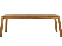 Online Beliani 6-Istuttava Vaalea Akaasiapuinen Ulkoruokailuryhma Penkilla Ja Tuoleilla Livorno