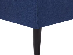 Sohvat<Beliani 3-Istuttava Vuodesohva Kangas Sininen Visby