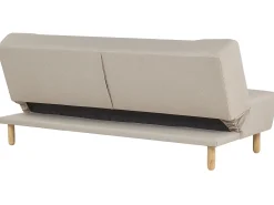 Sohvat<Beliani 3-Istuttava Vuodesohva Kangas Beige Alsten