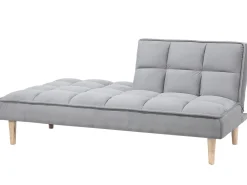 Clearance Beliani 3-Istuttava Vuodesohva Kangas Vaaleanharmaa Siljan