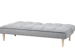 Clearance Beliani 3-Istuttava Vuodesohva Kangas Vaaleanharmaa Siljan