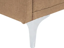 Best Beliani 3-Istuttava Vuodesohva Kangas Beige Lucan