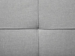 Flash Sale Beliani 3-Istuttava Vuodesohva Kangas Vaaleanharmaa Ronne