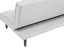 Outlet Beliani 3-Istuttava Vuodesohva Kangas Vaaleanharmaa Visby