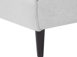 Outlet Beliani 3-Istuttava Vuodesohva Kangas Vaaleanharmaa Visby