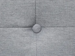 Sohvat<Beliani 2-Istuttava Vuodesohva Kangas Vaaleanharmaa Florli