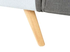 Cheap Beliani 3-Istuttava Vuodesohva Kangas Harmaa/Sininen Ingaro