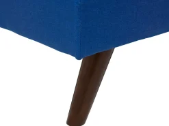 Cheap Beliani 3-Istuttava Vuodesohva Kangas Laivastonsininen Ronne