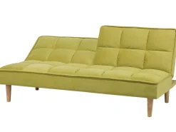 Sohvat<Beliani 3-Istuttava Vuodesohva Kangas Vihrea Siljan