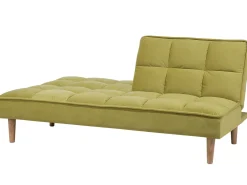 Sohvat<Beliani 3-Istuttava Vuodesohva Kangas Vihrea Siljan