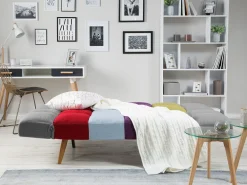 Cheap Beliani 3-Istuttava Vuodesohva Kangas Monivarinen Ingaro