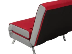 Sohvat<Beliani 1-Istuttava Vuodesohva Kangas Punainen Farris