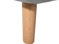 Sohvat<Beliani 1-Istuttava Vuodesohva Kangas Vaaleanharmaa Setten