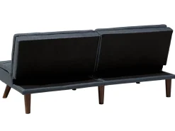 Sohvat<Beliani 3-Istuttava Vuodesohva Kangas Harmaa Ronne