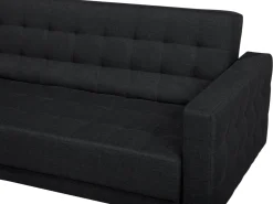 Outlet Beliani 3-Istuttava Vuodesohva Kangas Grafiitinharmaa Aberdeen