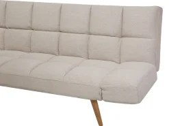 Sohvat<Beliani 3-Istuttava Vuodesohva Kangas Beige Ingaro