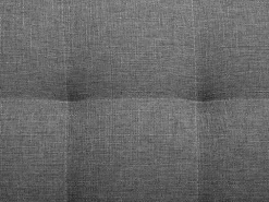 Sohvat<Beliani 3-Istuttava Vuodesohva Kangas Vaaleanharmaa Aberdeen