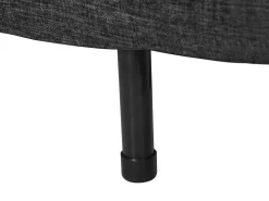 Sohvat<Beliani 1-Istuttava Vuodesohva Kangas Tummanharmaa Setten